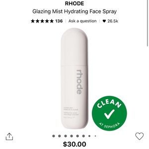 Rhode Glazing Mist Hydrating Face Spray